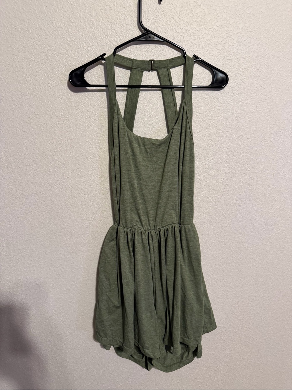 HALARA Olive Green Strappy Romper